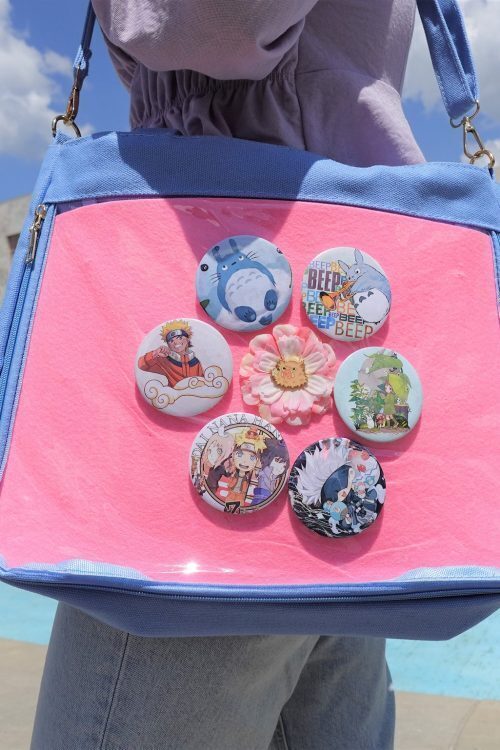 Ita Tote Bag with Clear Window for Pin Display