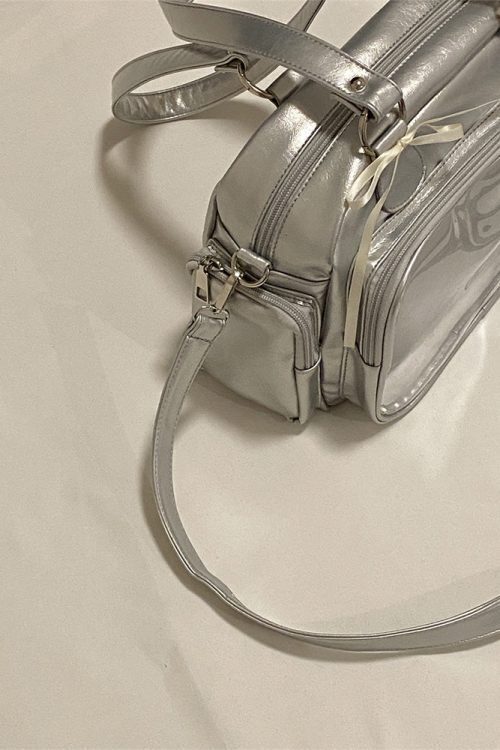 Japanese JK Style Ita Bag with Clear Window for Plushies and Pins