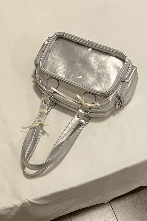 Japanese JK Style Ita Bag with Clear Window for Plushies and Pins