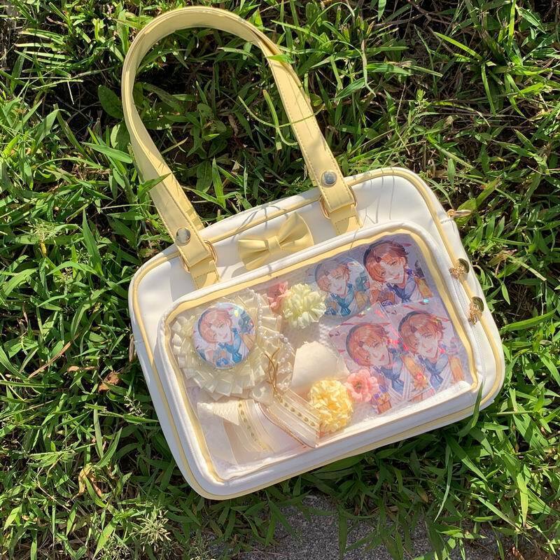 Japanese Transparent Ita Bag with Clear Window for Pin Display Japanese Transparent Ita Bag with Clear Window for Pin Display