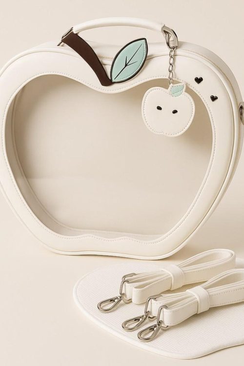 Kawaii Apple Convertible Ita Bag for Pin Display