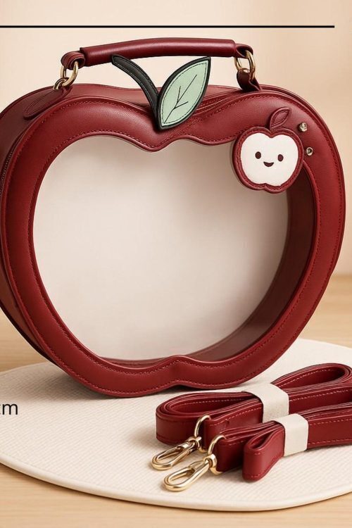 Kawaii Apple Convertible Ita Bag for Pin Display