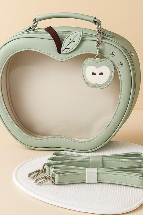 Kawaii Apple Convertible Ita Bag for Pin Display