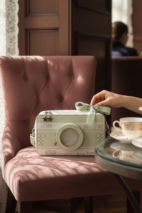Kawaii Camera Ita Messenger Bag for Pin Display