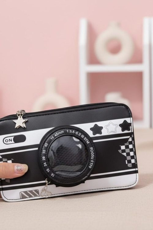 Kawaii Camera Ita Messenger Bag for Pin Display