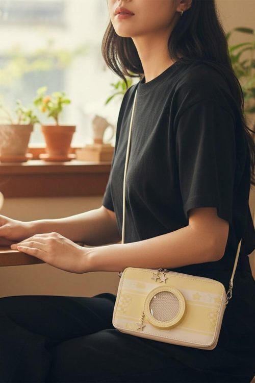 Kawaii Camera Ita Messenger Bag for Pin Display