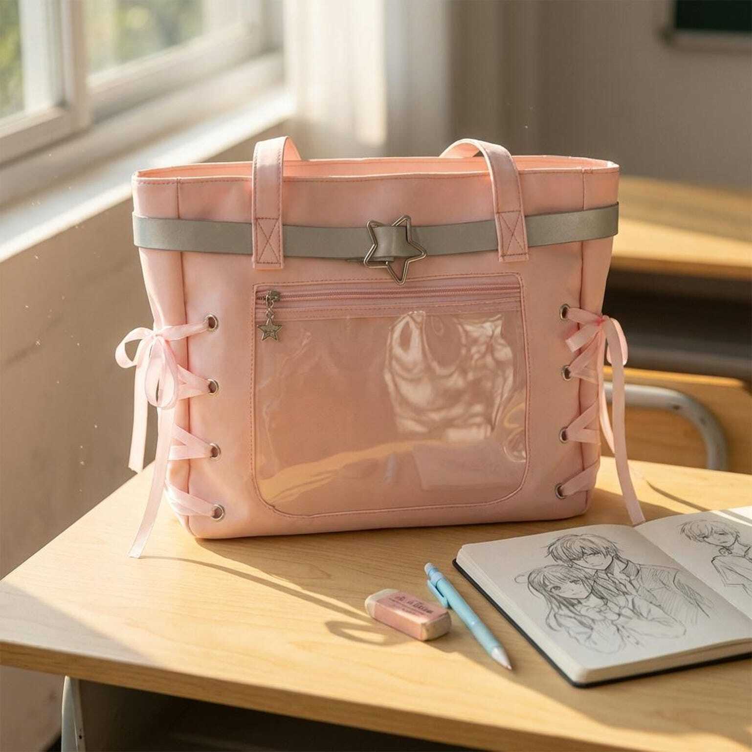 Kawaii Convertible Ita Bag for Pin Display Kawaii Convertible Ita Bag for Pin Display