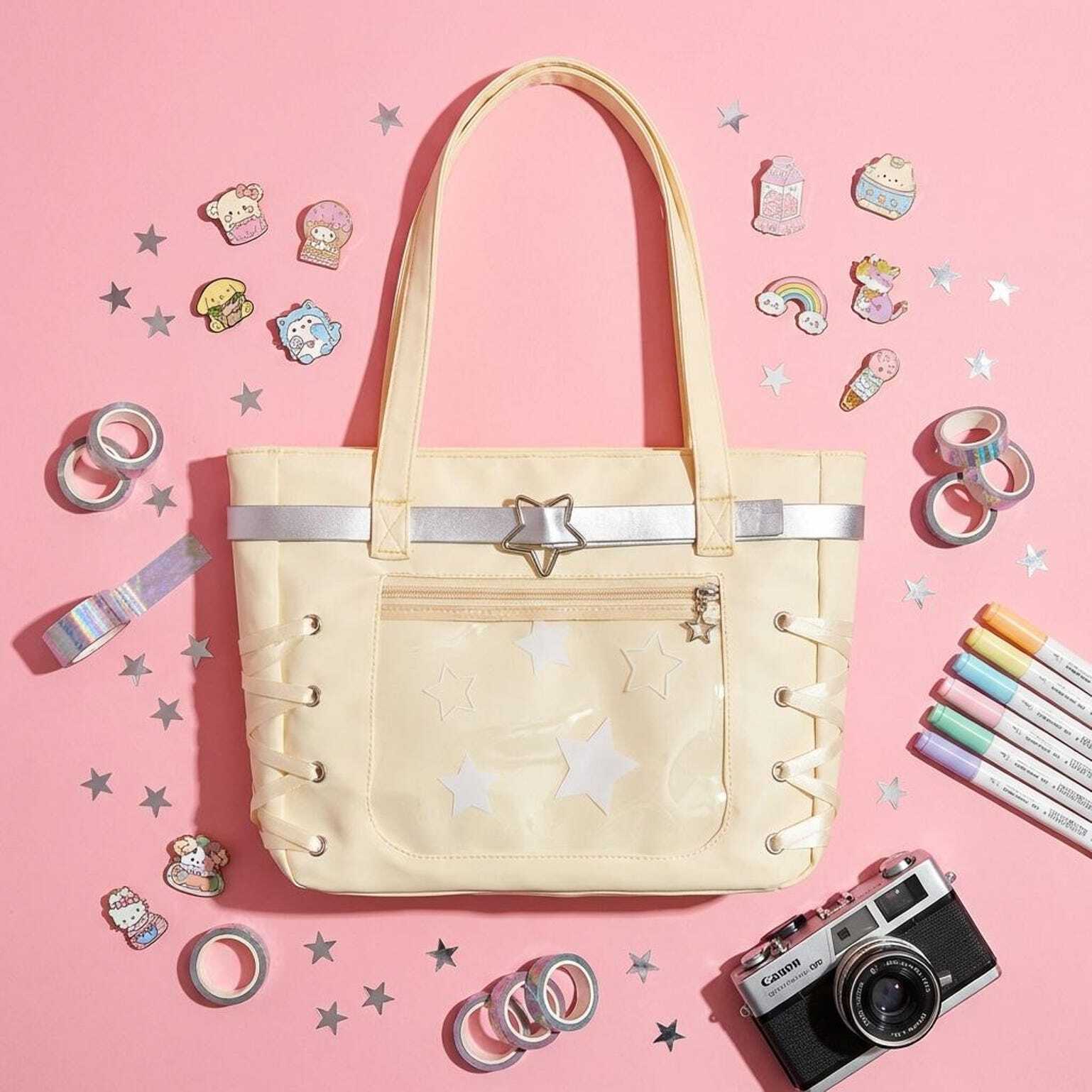 Kawaii Convertible Ita Bag for Pin Display Kawaii Convertible Ita Bag for Pin Display