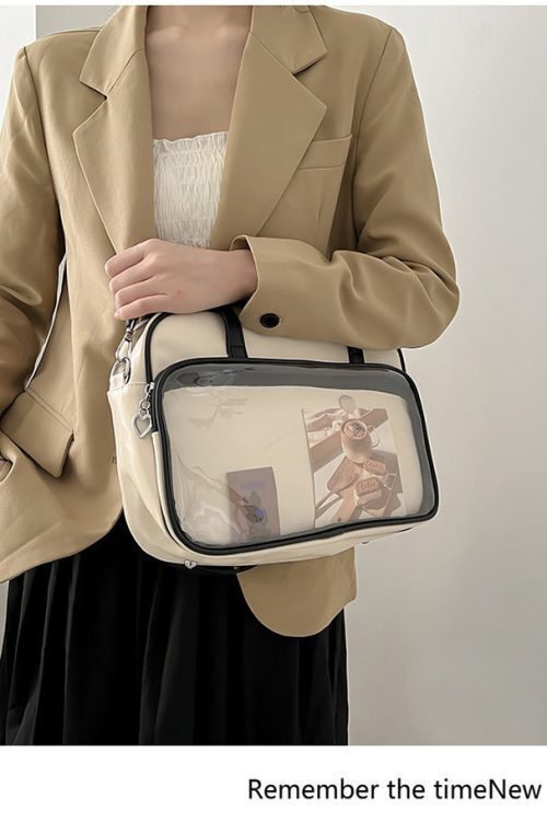 Kawaii Convertible Ita Bag with Clear Window