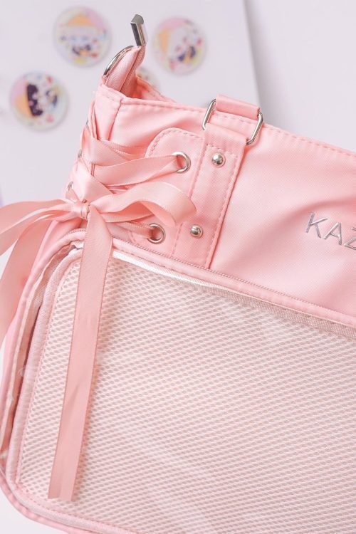 Kawaii Convertible Ita Bag with Clear Window for Photocards and Pins