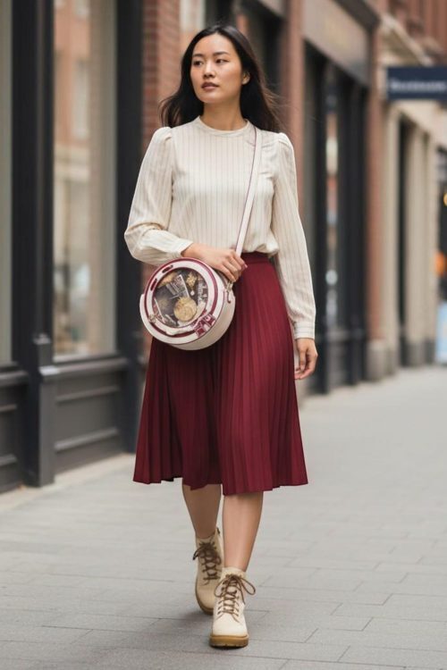 Kawaii Convertible Ita Bag with Clear Window for Pin Display