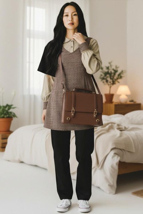 Kawaii Convertible Ita Bag with Clear Window for Pin Display