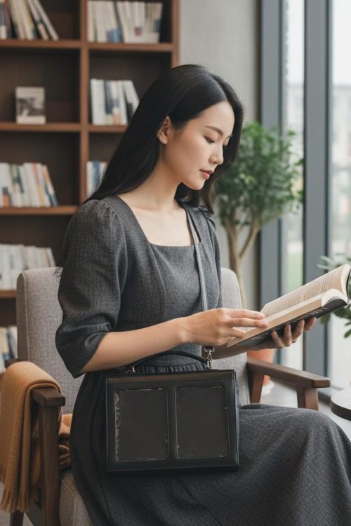Kawaii Convertible Ita Bag with Clear Window for Pin Display