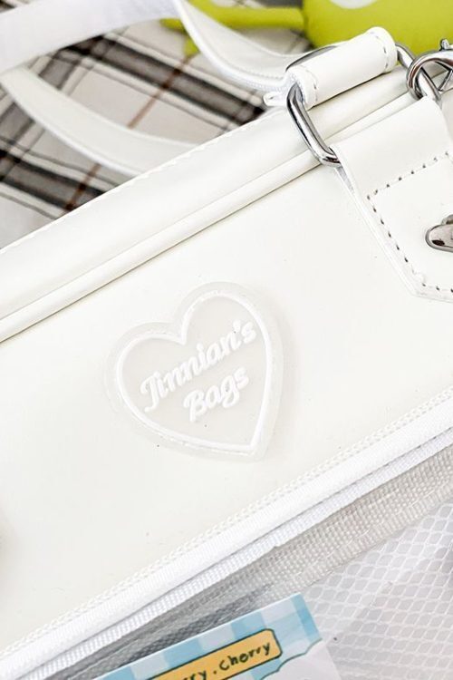 Kawaii Convertible Ita Bag with Clear Window for Pin Display