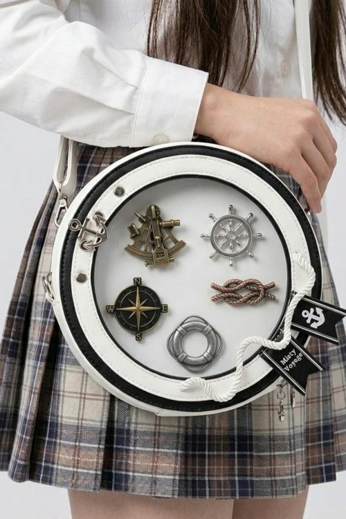 Kawaii Convertible Ita Bag with Clear Window for Pin Display