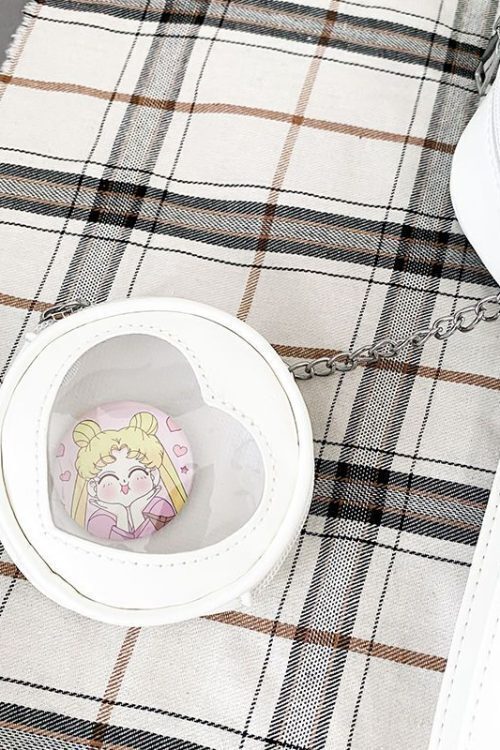 Kawaii Convertible Ita Bag with Clear Window for Pin Display