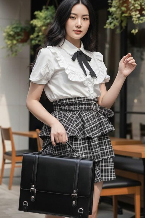 Kawaii Convertible Ita Bag with Clear Window for Pin Display