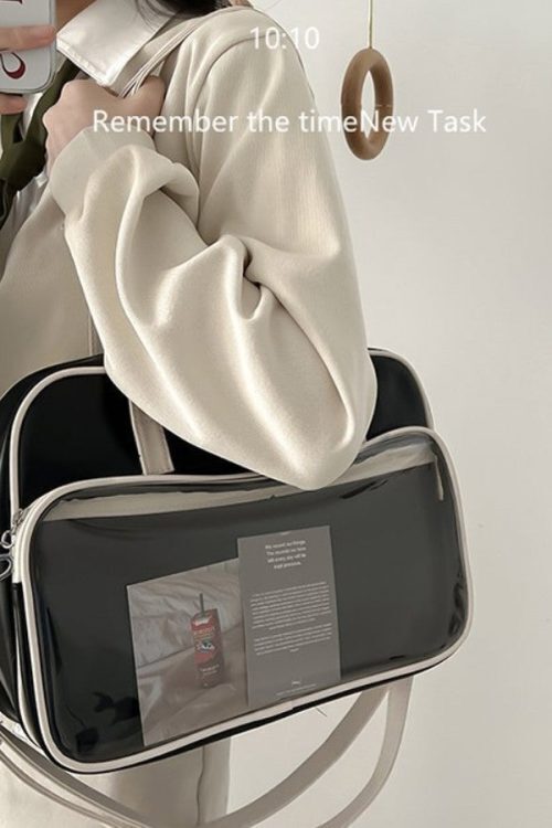 Kawaii Convertible Ita Bag with Clear Window