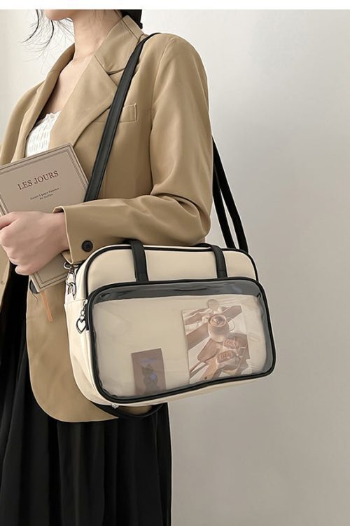 Kawaii Convertible Ita Bag with Clear Window