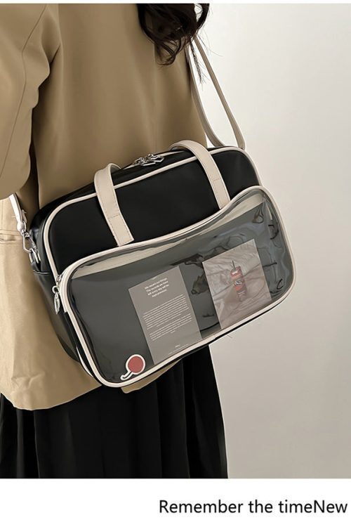 Kawaii Convertible Ita Bag with Clear Window