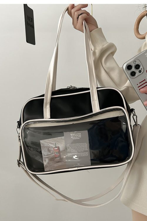 Kawaii Convertible Ita Bag with Clear Window