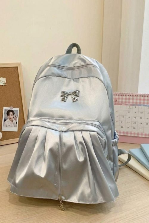 Kawaii Coquette Ita Backpack with Clear Window for Plushies and Pins