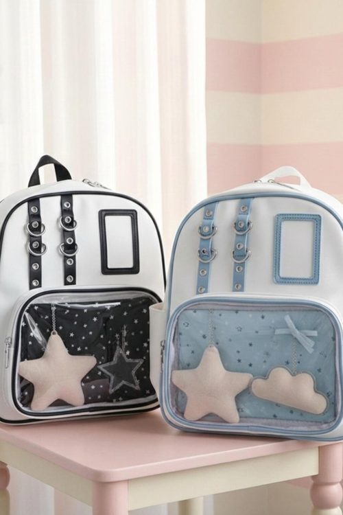Kawaii Ita Backpack for Plushies and Pins