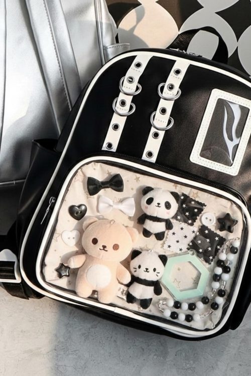 Kawaii Ita Backpack for Plushies and Pins
