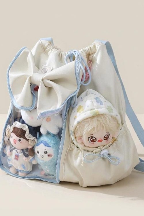 Kawaii Ita Backpack for Plushies and Pins