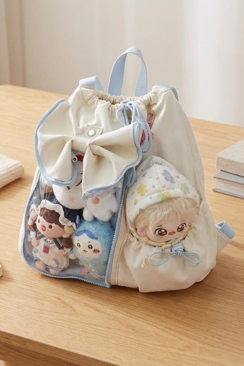 Kawaii Ita Backpack for Plushies and Pins
