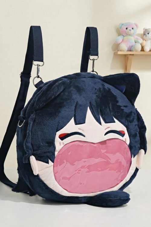 Kawaii Ita Backpack for Plushies and Pins
