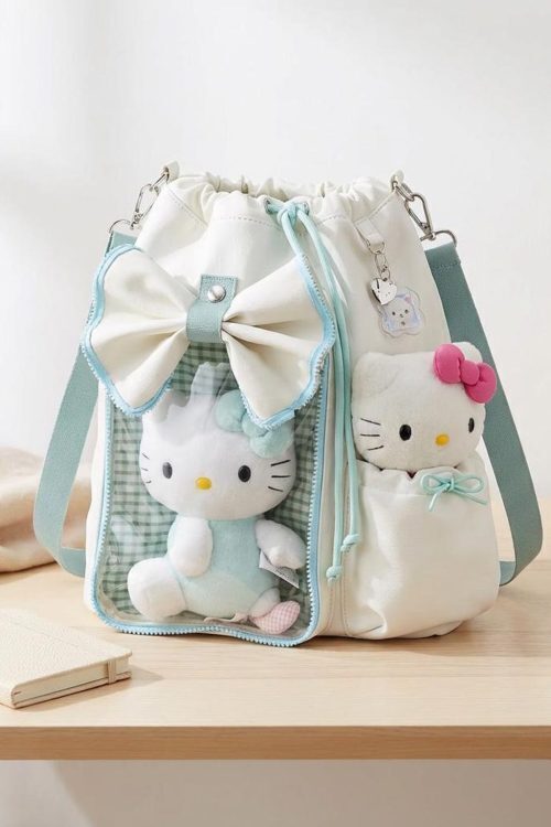 Kawaii Ita Backpack for Plushies and Pins