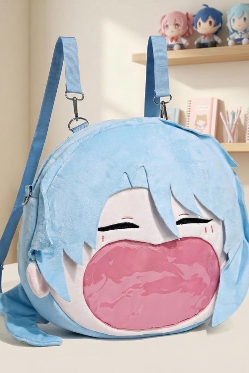 Kawaii Ita Backpack for Plushies and Pins
