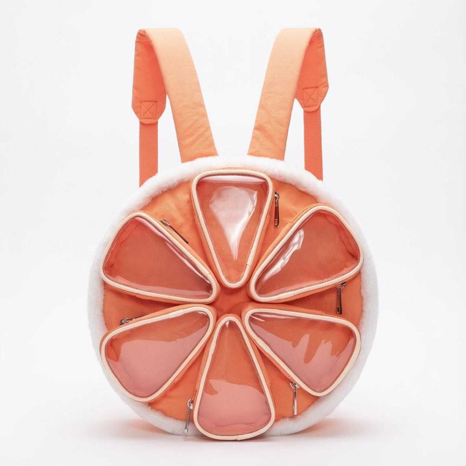 Kawaii Ita Backpack with Clear Window for Photocards and Pins Kawaii Ita Backpack with Clear Window for Photocards and Pins