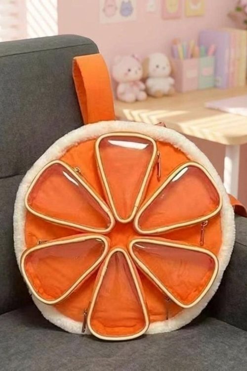 Kawaii Ita Backpack with Clear Window for Photocards and Pins