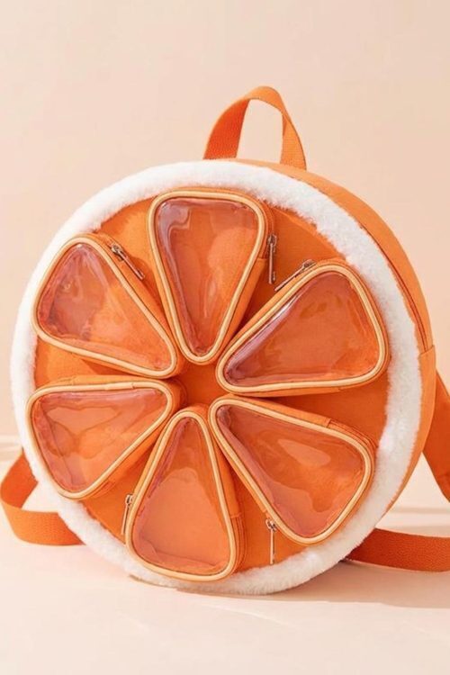 Kawaii Ita Backpack with Clear Window for Photocards and Pins