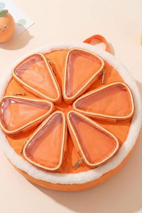 Kawaii Ita Backpack with Clear Window for Photocards and Pins