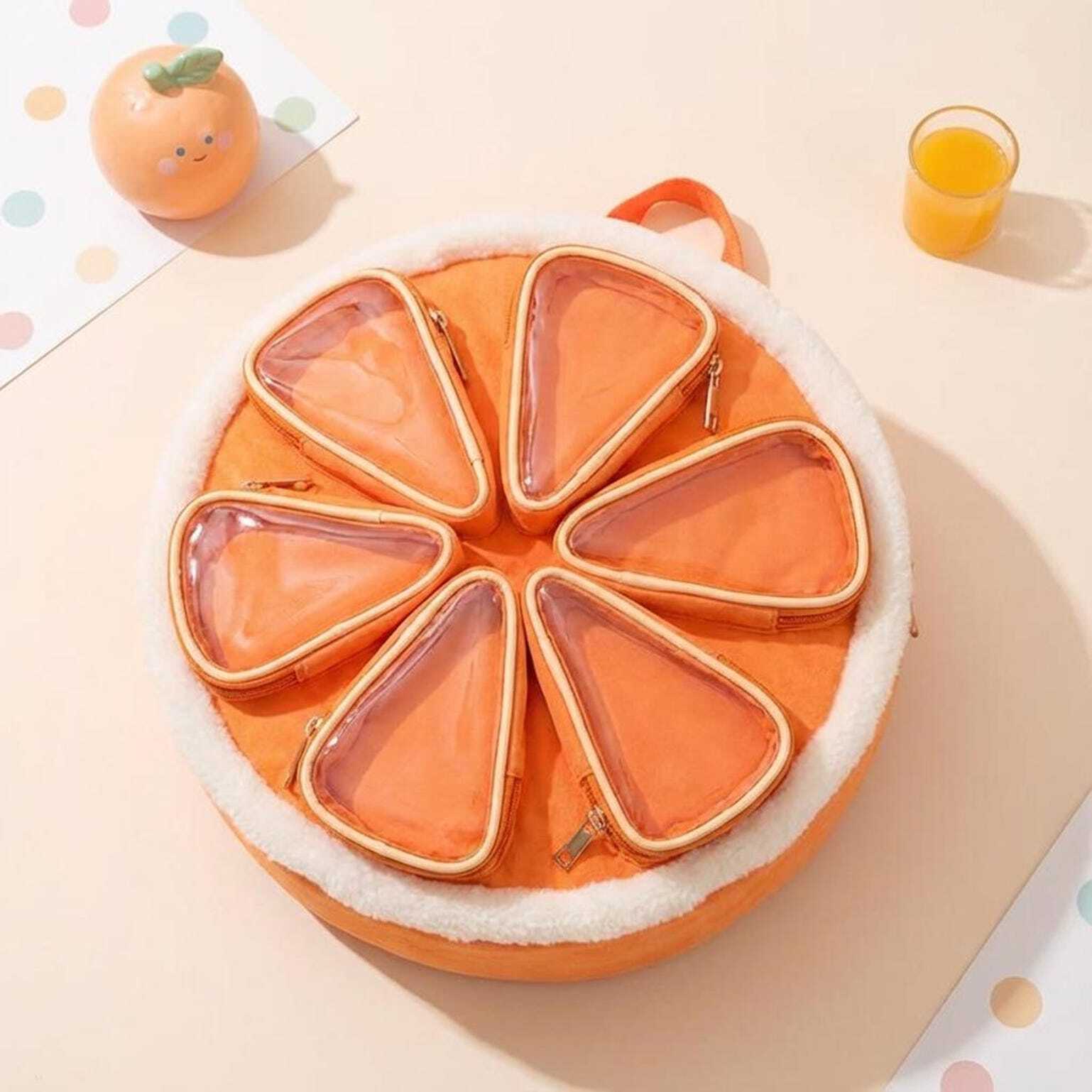 Kawaii Ita Backpack with Clear Window for Photocards and Pins Kawaii Ita Backpack with Clear Window for Photocards and Pins