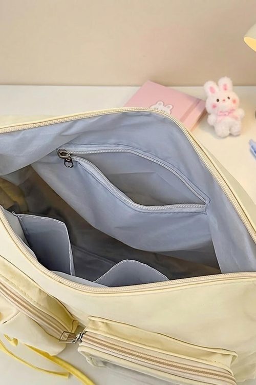 Kawaii Ita Shoulder Bag with Clear Window for Photocards and Pins