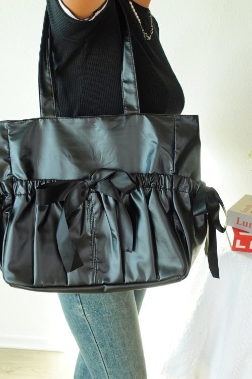 Kawaii Ita Shoulder Bag with Clear Window for Pin Display