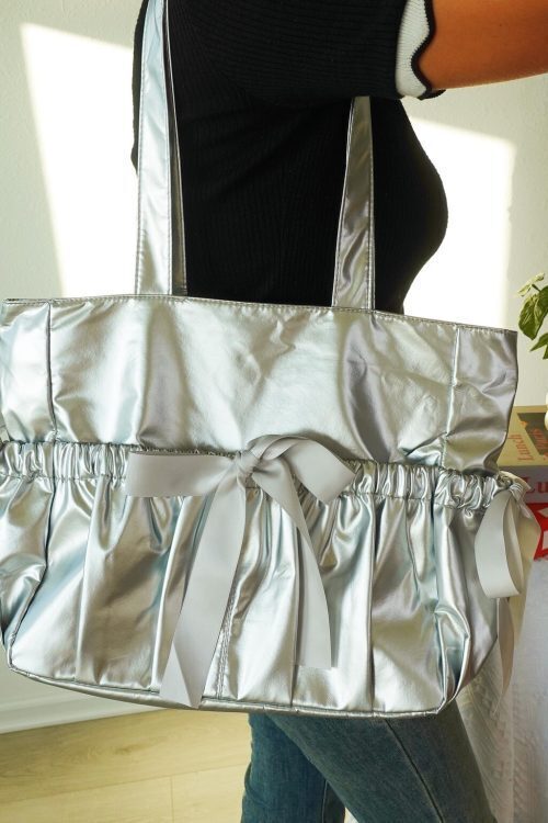 Kawaii Ita Shoulder Bag with Clear Window for Pin Display