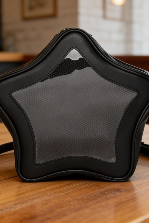 Kawaii Y2K Ita Crossbody Bag with Clear Window for Pin Display