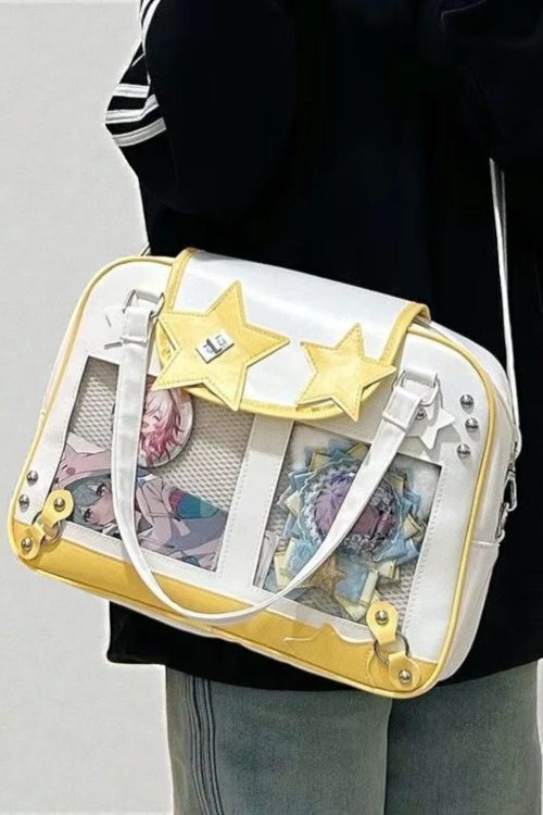 Kawaii Y2K Ita Shoulder Bag for Plushies and Pins