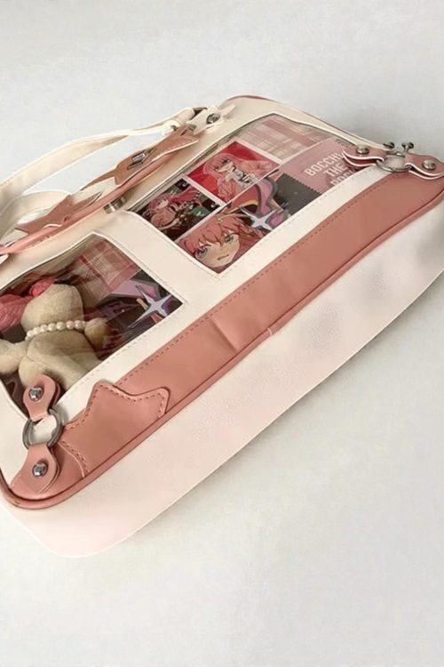 Kawaii Y2K Ita Shoulder Bag for Plushies and Pins
