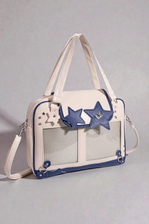 Kawaii Y2K Ita Shoulder Bag for Plushies and Pins