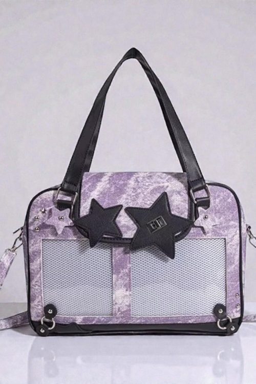 Kawaii Y2K Ita Shoulder Bag for Plushies and Pins