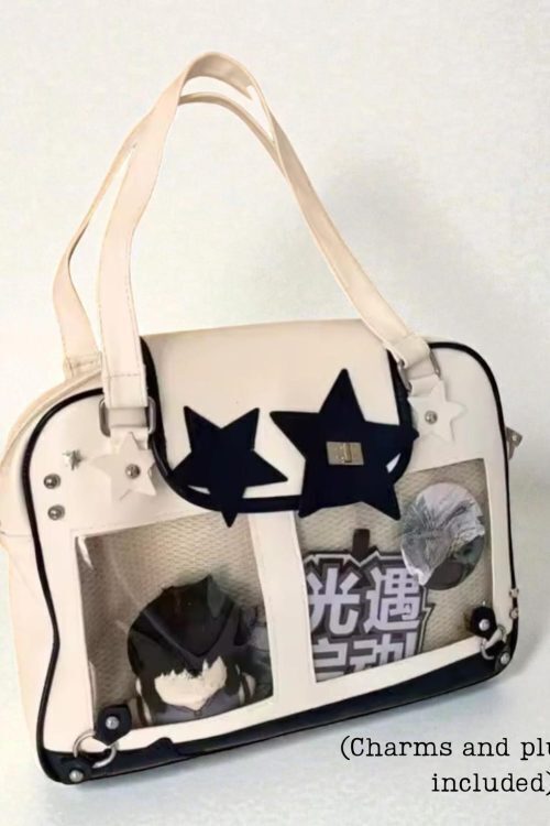 Kawaii Y2K Ita Shoulder Bag for Plushies and Pins