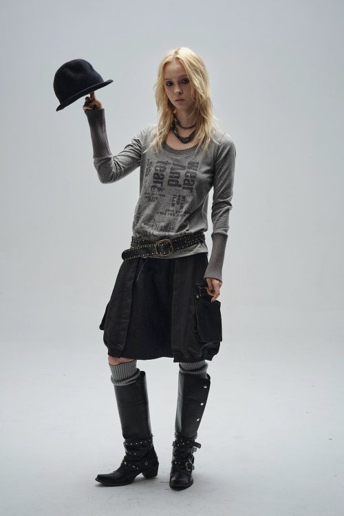 Lace Balloon A-Line Skirt