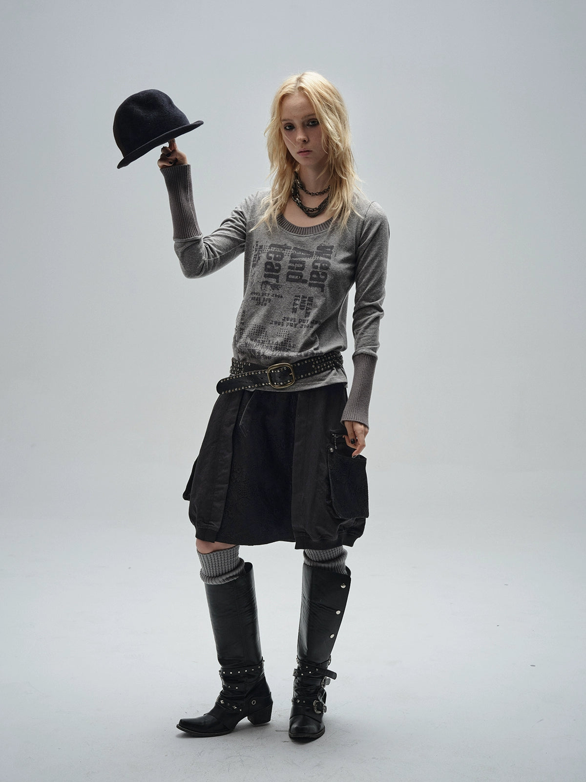 Lace Balloon A-Line Skirt Lace Balloon A-Line Skirt