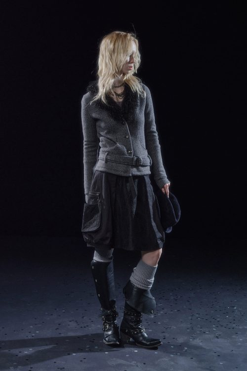 Lace Balloon A-Line Skirt